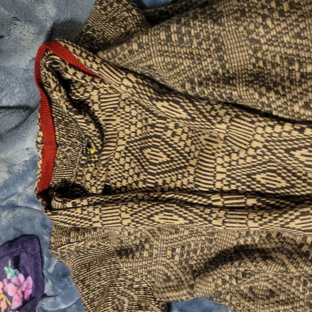 Hannah, XL Cardigan, Black and White and Grey